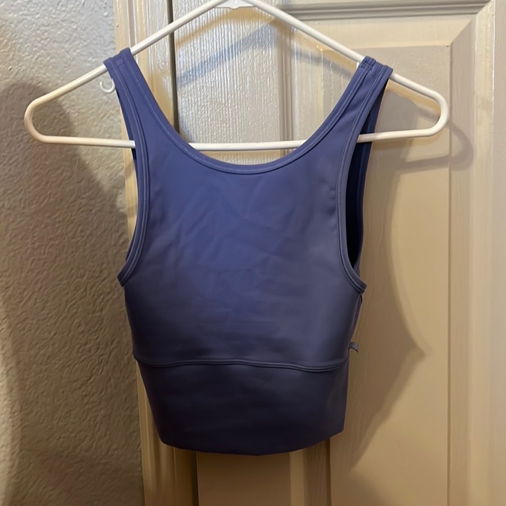 blue tank top from lululemon